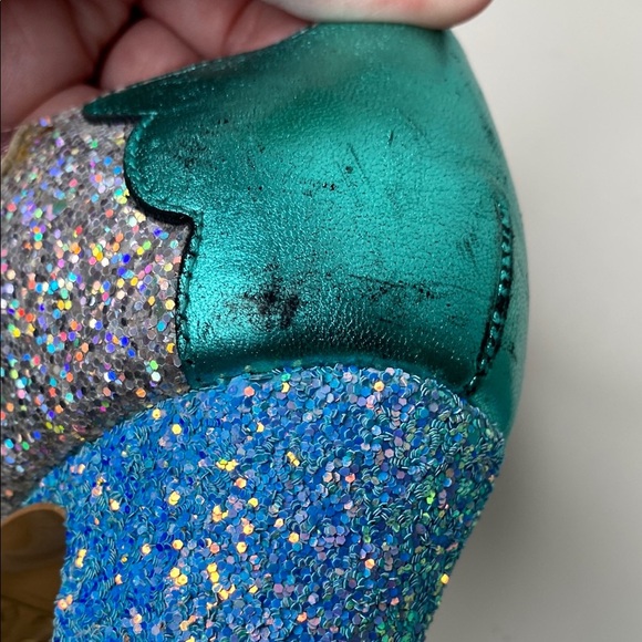 John Fluevog Pink and Blue Glitter Heels - Picture 11 of 16